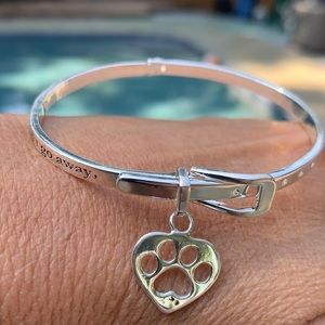 New Unique Belt Buckle Bracelet with Paw Charm